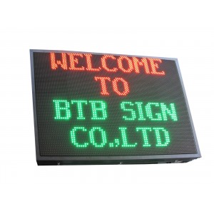 4'x6' P20 Full Color Outdoor Programmable LED Display