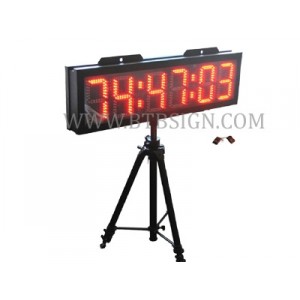8'' Large Digital Outdoor LED Countdown Clock Double Sided With Tripod 