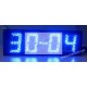 12.5cm Indoor Blue LED Clock(Date)