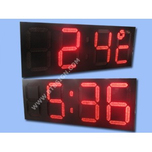 LED Time&Temperature Sign