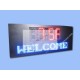 Scrolling LED Display with Digital Clock On Top